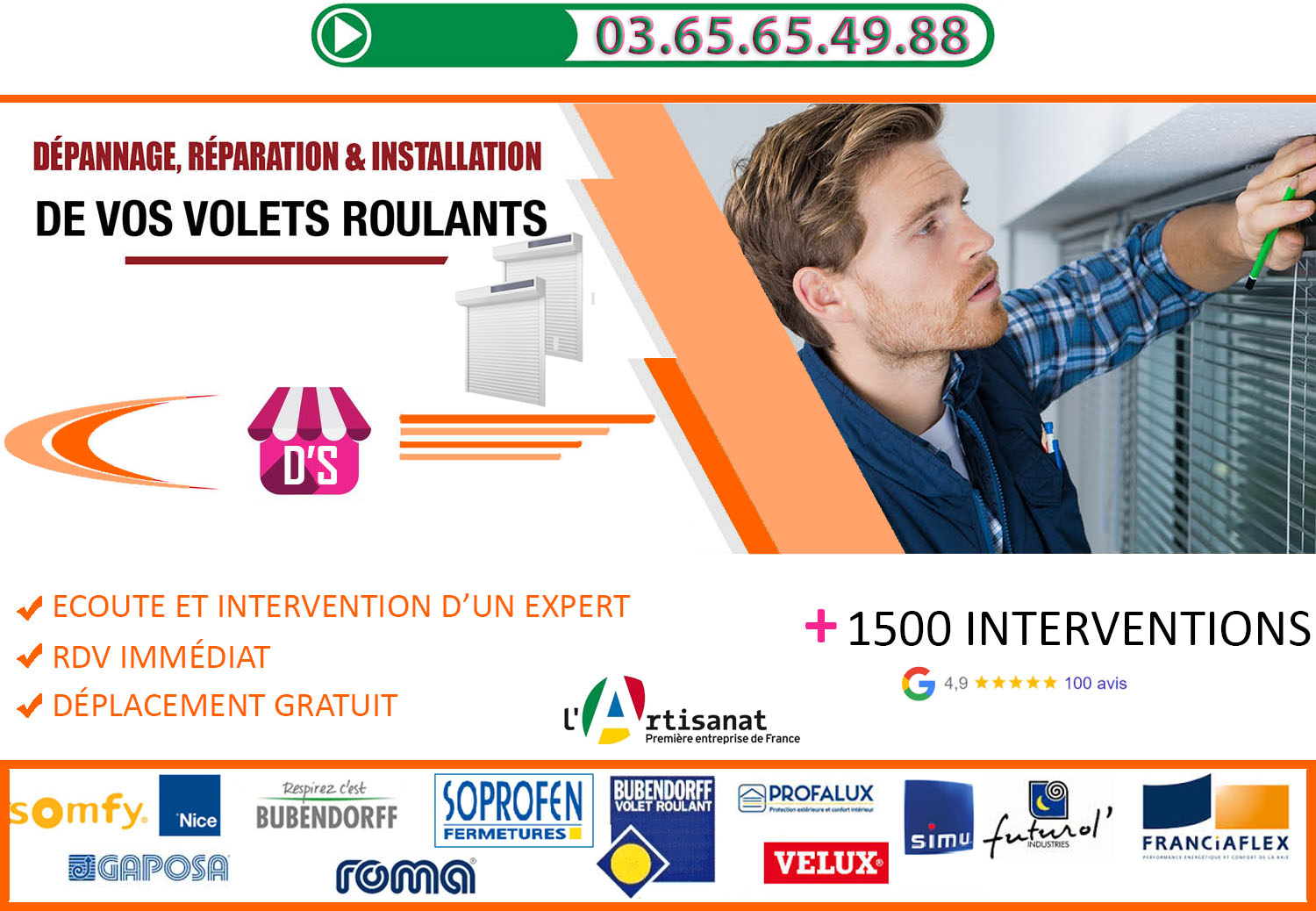 Depannage Volet Roulant Asnieres sur Oise 95270